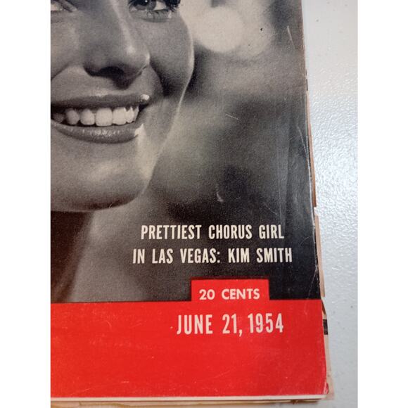 Vintage Life Magazine June 21 1954 Prettiest Chorus Girl In Las Vegas - Picture 2 of 11